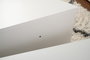 Nordure Mesa de Centro Orion - Blanca, Mesa Grande 90x30x60 cm, Mesa Pequeña 85x35x30 cm